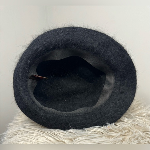 •VINTAGE• DANIER Black Angora Hat - Picture 5 of 7